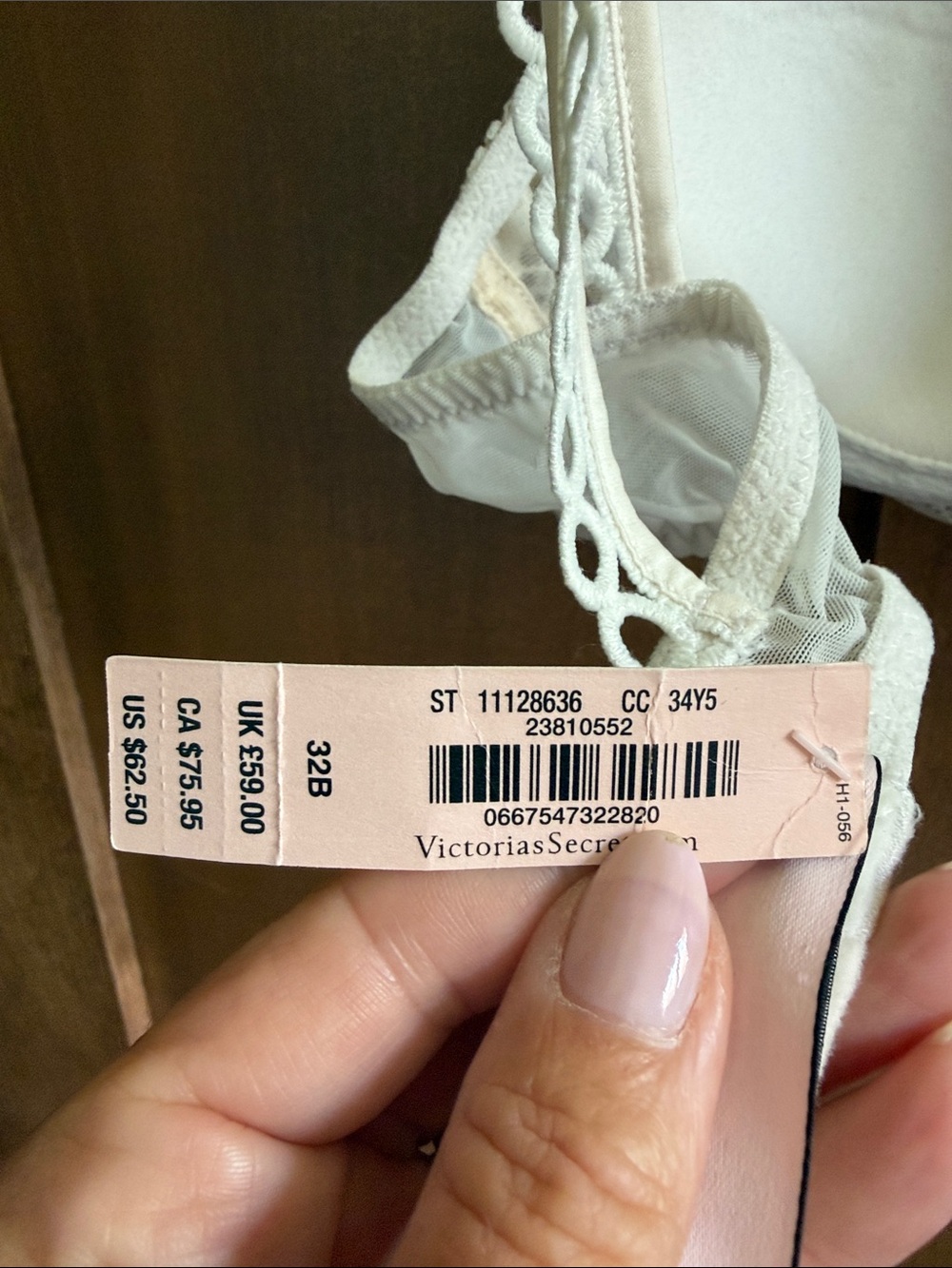Victoria’s Secret Lace Balconette Bra in Ivory - Women Intimates & Sleepwear NWT - Picture 9 of 9